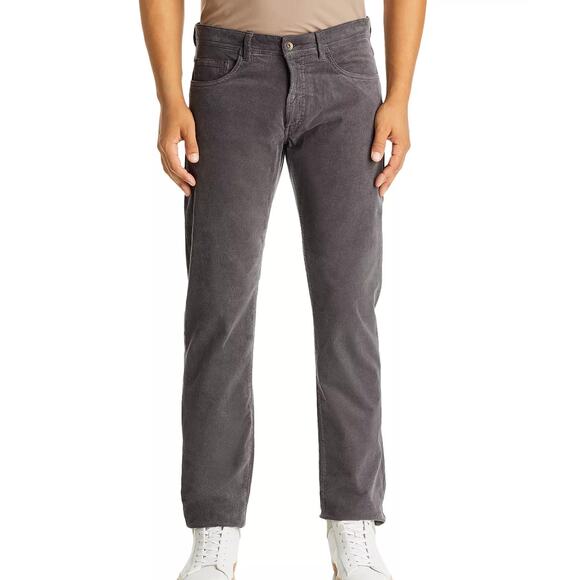 NWT The Men's Store Bloomingdale’s Slim Corduroy Jeans, Gray, Men’s 38W x 34L - Picture 1 of 6